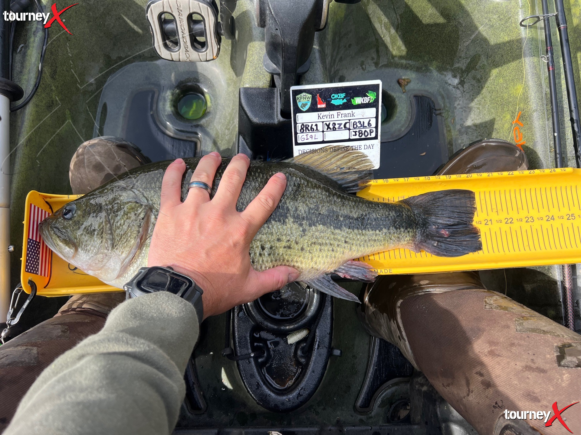 Kevin Frank - 20.5 inch largemouth