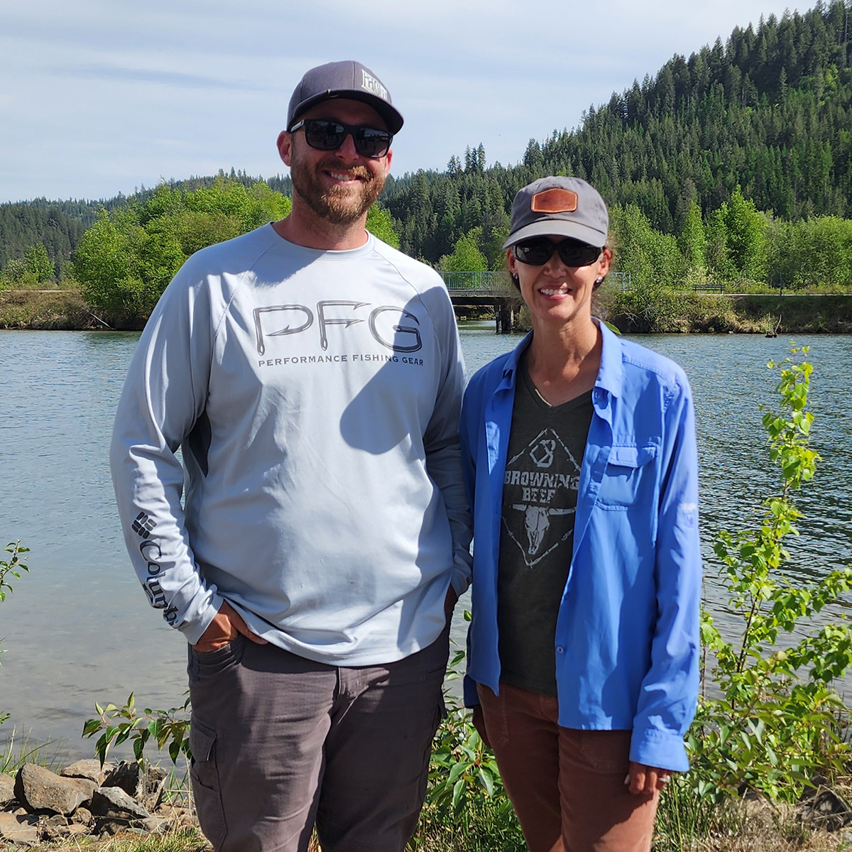 KFNW/IKBF Season Kickoff Open - Anderson Lake - 2nd Place - Derek Trautvetter and Methea Sapp