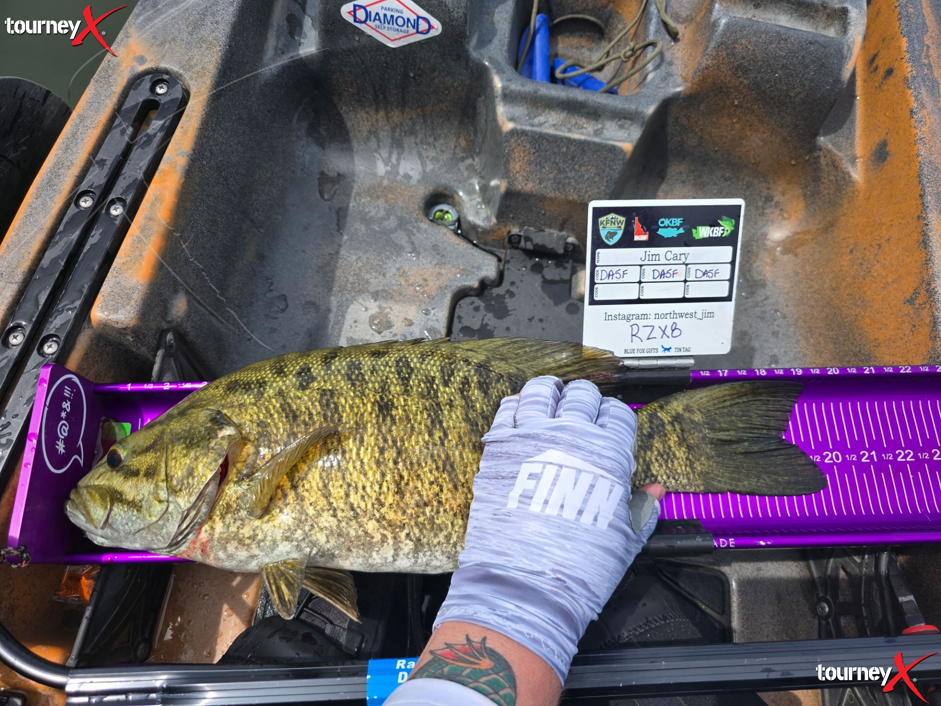 Jim Cary - 19.75 inch smallmouth