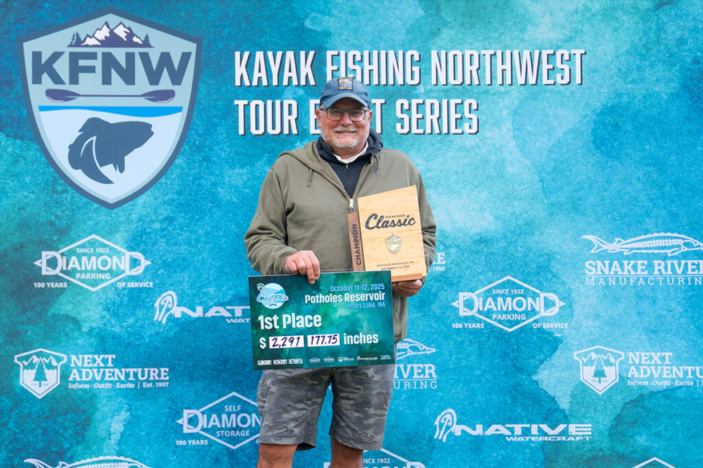 1st – Dan Walker (Seattle, WA) – 177.75" (20.25" kicker) – $2,291