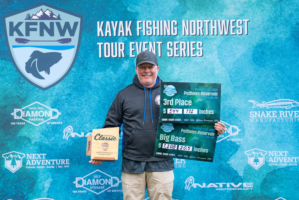 3rd – Shaun Soule (Yelm, WA) – 172.00" (20.5" kicker) – $544