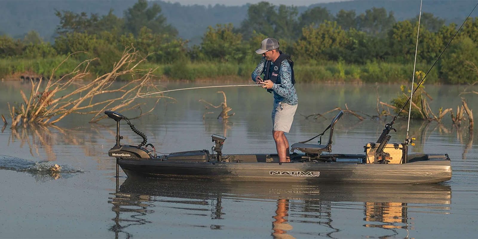 Jordan Lee on the Native Watercraft Titan X 12.5